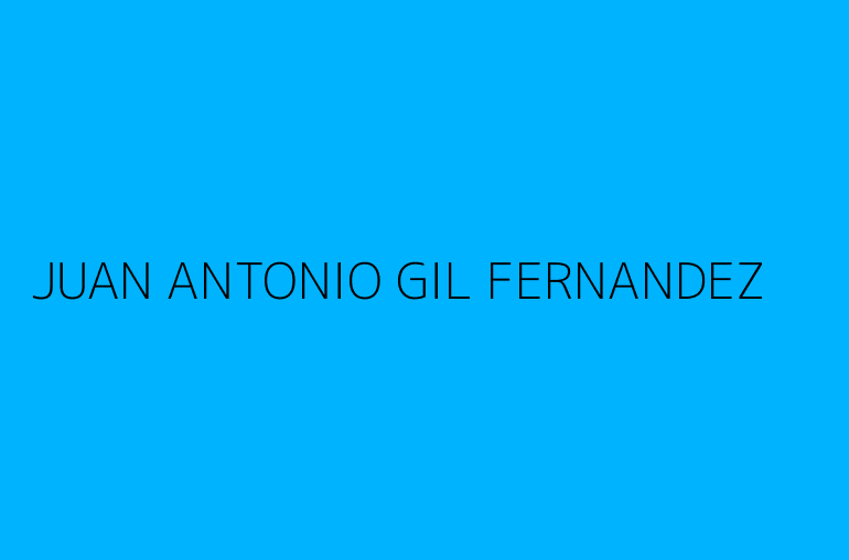JUAN ANTONIO GIL FERNANDEZ